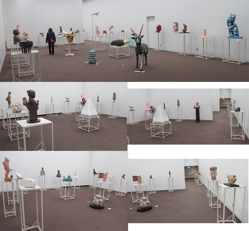 2026年3月25日　第17回春季二紀展　彫刻会場風景　画像1